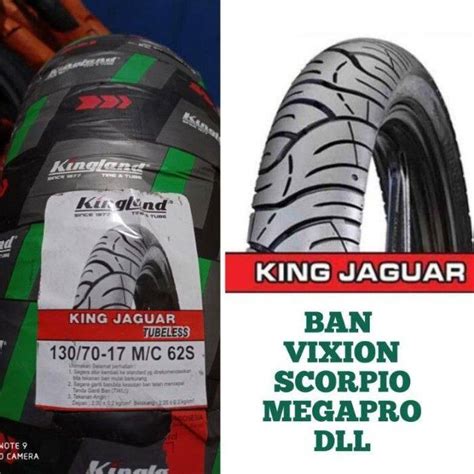 Ban Luar Kingland King Jaguar Ukuran Ban Motor Ring Tubeless