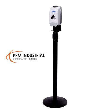 Sanitizer Dispenser On The Retractable Barrier China Sanitizing