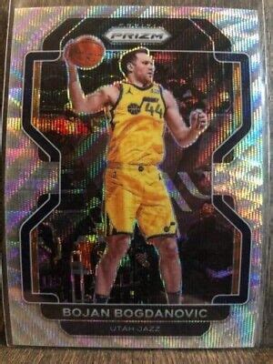 2021 22 Prizm Bojan Bogdanovic 67 Silver Wave Prizms Box Set Only SP