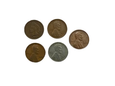 Old US Penny Coin Collection, Vintage US Penny Sampler Set - Etsy