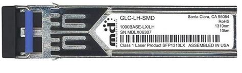 Glc Lh Smd Cisco 1000base Lx Lh Sfp Transceiver Module For Mmf And Smf 1300 Nm Wavelength