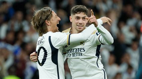 Fede Valverde empató el Real Madrid Manchester City con un golazo