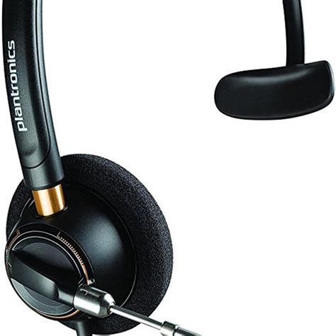 Plantronics Encorepro Hw510v Over The Head Monaural Voice Tube Customer Service Headset 89435 02