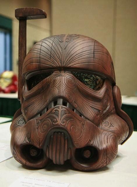 Stormtrooper Wood Carving Art Star Wars Star Wars Art Wood Sculpture