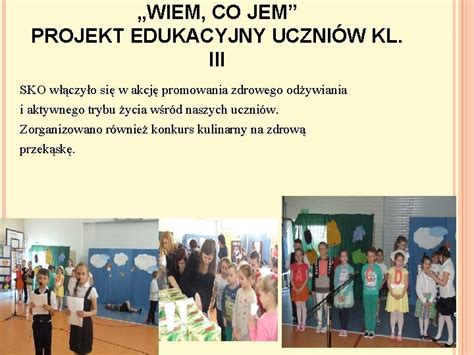 PREZENTACJA KONKURSOWA 20152016 ZESP SZK W WAGANOWICACH OSZCZDZAM