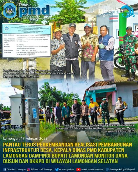 PANTAU TERUS PERKEMBANGAN REALISASI PEMBANGUNAN INFRASTRUKTUR DESA