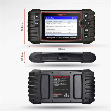 OBD II Diagnosegerät POR V3 0 für Porsche NeroForce GmbH