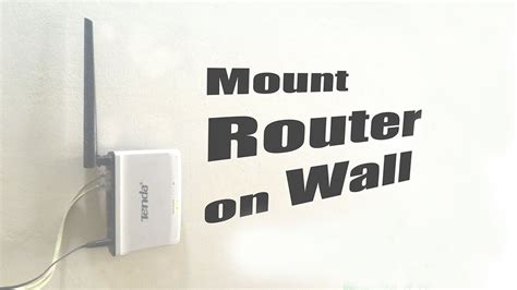 How to Mount Router to Wall Without Drilling