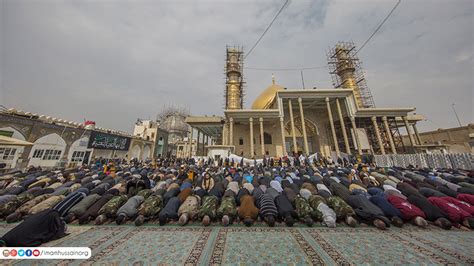 بالصور جموع المؤمنين تحيي ذكرى استشهاد الامام علي الهادي عليه السلام