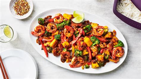 Shrimp And Mango Stir Fry