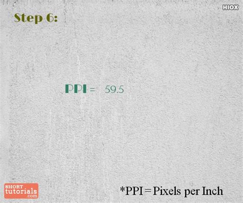 how to calculate ppi