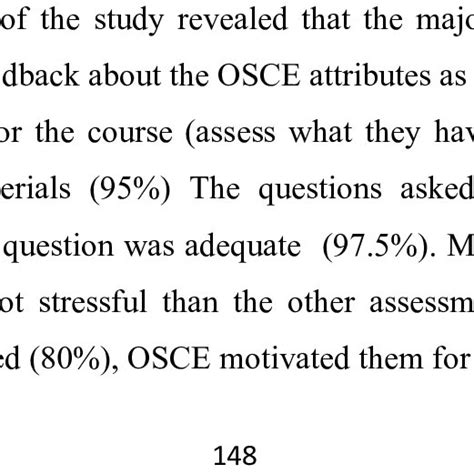 Perceptions Of Nursing Students For Osce Attributes Download