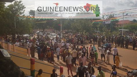 Kankan Faible mobilisation à la place des martyrs le col Doumbouya