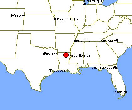 West Monroe Louisiana Map | Draw A Topographic Map