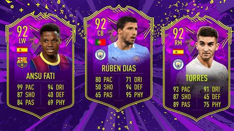 FIFA 21 FUTURE STARS PREDICTIONS FT RUBEN DIAS FERRAN TORRES AND ANSU