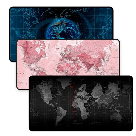 Mouse Pad Gamer Speed Extra Grande X Mapa Mundi V Rias Estampas