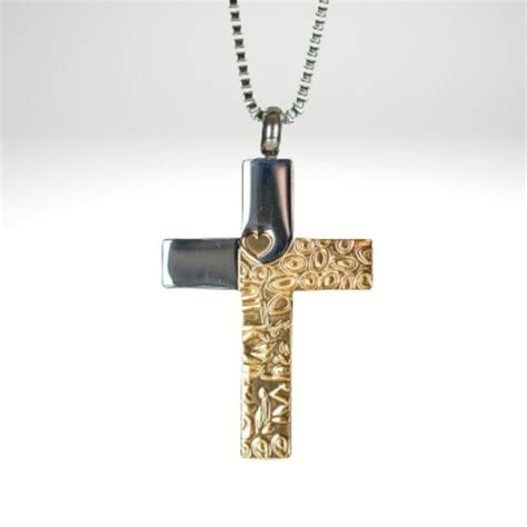 Cremation Jewelry Cross - Etsy