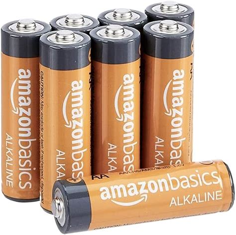 Amazon Basics Pack Aa High Performance Alkaline Batteries Year