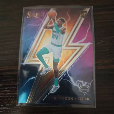 CARTA ROOKIE 2023 24 Panini Select NBA Brandon Miller Thunder Lane