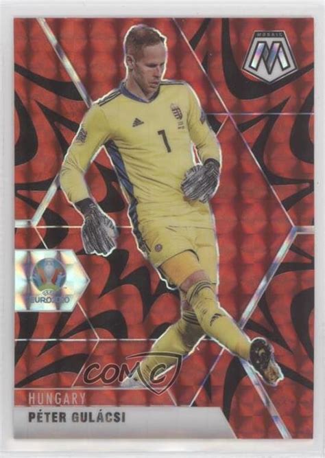 Panini Mosaic Uefa Euro Reactive Red Mosaic Prizm Peter