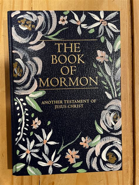 Painted Book of Mormon - Etsy