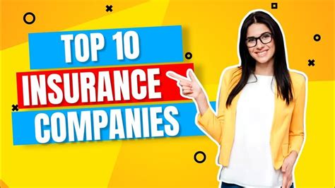 Top 10 Insurance Companies Youtube