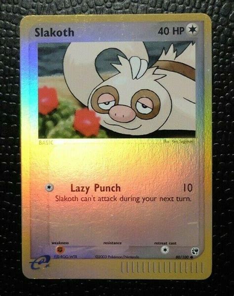 Slakoth Reverse Holo 80 Prices Pokemon Sandstorm Pokemon Cards