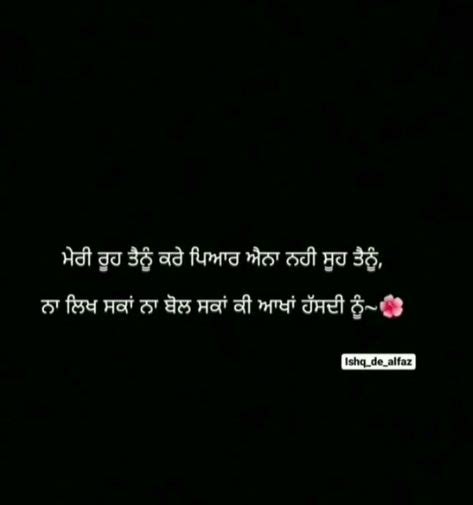 Love Shayari Punjabi