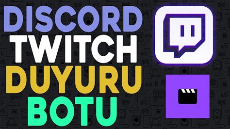 DİSCORD TWİTCH YAYIN DUYURU BOTU l Discord a Twitch Yayın Bildirim