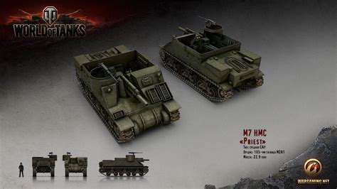 Wallpaper Weapon Tank World Of Tanks Wargaming M7 Priest