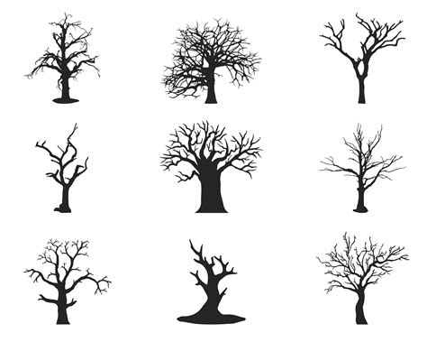 Dead Tree SVG Bundle PNG Spooky Tree Svg Leafless Tree Svg Etsy