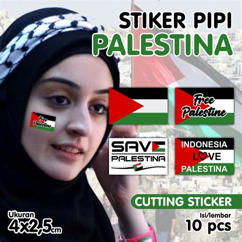 Jual Stiker Pipi Bendera Palestina Sticker Palestine Shopee Indonesia