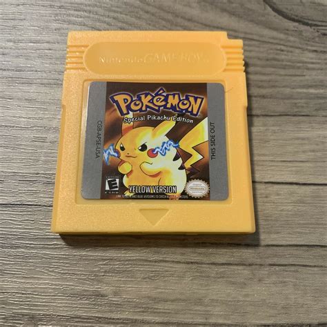 Pokemon Yellow Special Pikachu Edition Game Boy Nintendo GBC GBA