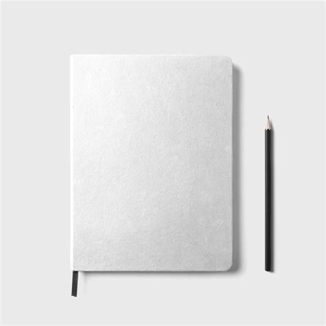 Top View Of Realistic A4 Notebook Mockup Free Download Resource Boy