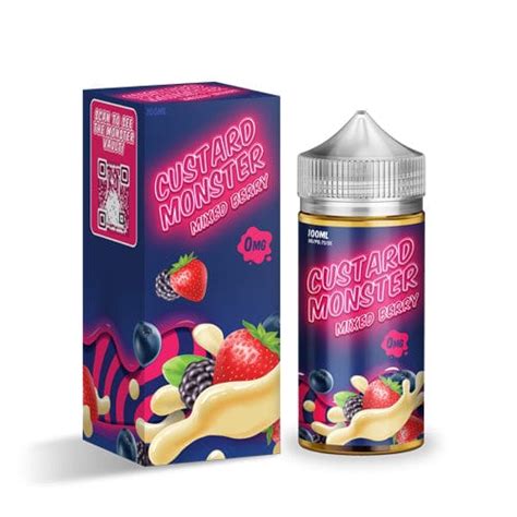 Custard Monster Mixed Berry 100ml Vape Juice 3mg Element Vape