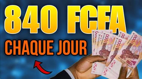 Comment Gagner Munimum F Cfa Par Jour Sans Effort Argent Mobile