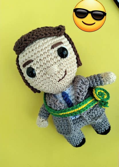 Boneco Bolsonaro Amigurumi Cm No Elo Alegra Amigurumi A F