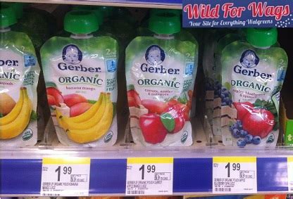 Gerber Organic Baby Food Pouches Just $0.74