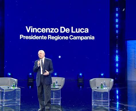 De Luca Ai Palinsesti Rai Incontenibile Avete Tirato Una S La A