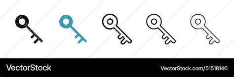 Key icon Royalty Free Vector Image - VectorStock