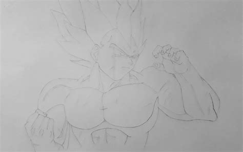 Boceto De Vegeta Ssj Blue Arte Amino Amino