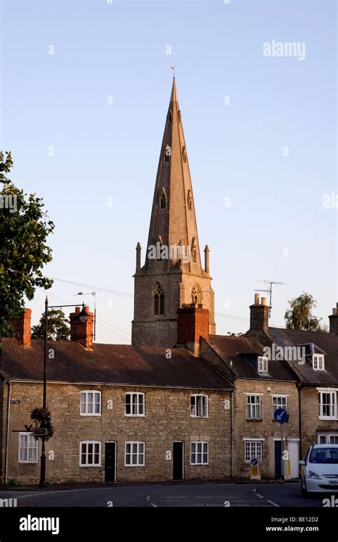 Olney Church at sunset, Buckinghamshire, England, UK Stock Photo - Alamy