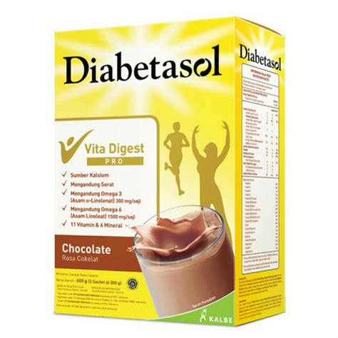 Susu Diabetes Diabetasol Gr Rasa Vanila Coklat Lazada Indonesia