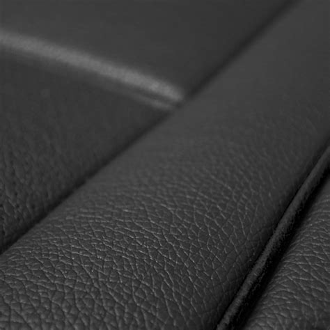 futuristic faux leather seat cushions rear bench black