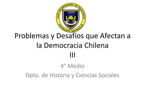 Solution Tema Problemas Y Desaf Os Que Afectan A La Democracia