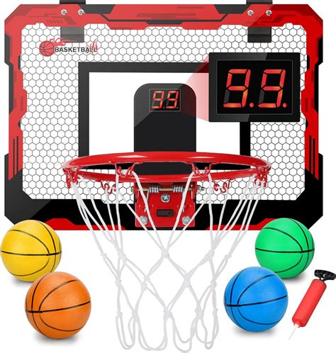 Indoor Mini Basketballkorb Set mit 23 cm Dunking Ring für Kinder