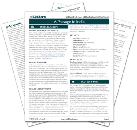 A Passage to India by E. M. Forster Plot Summary | LitCharts