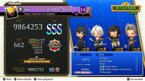 Theatrhythm Final Bar Line FFVII Remake Midgar Expressway