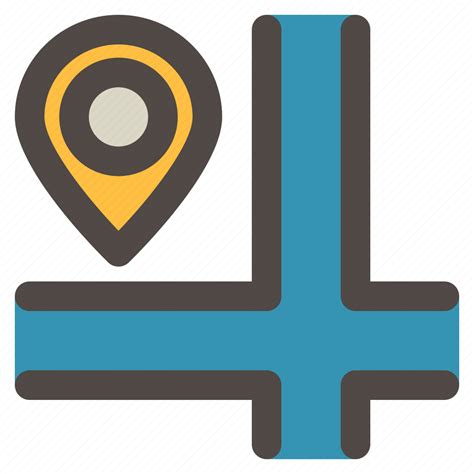 Direction Maps Navigation Pin Road Icon Download On Iconfinder