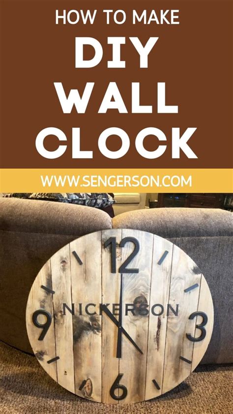 How to Make a DIY Wall Clock in 8 Easy Steps